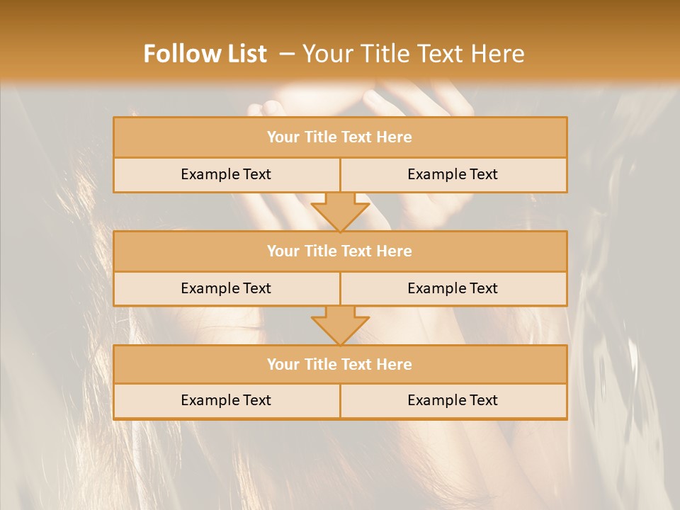 Girl Naked Skin PowerPoint Template