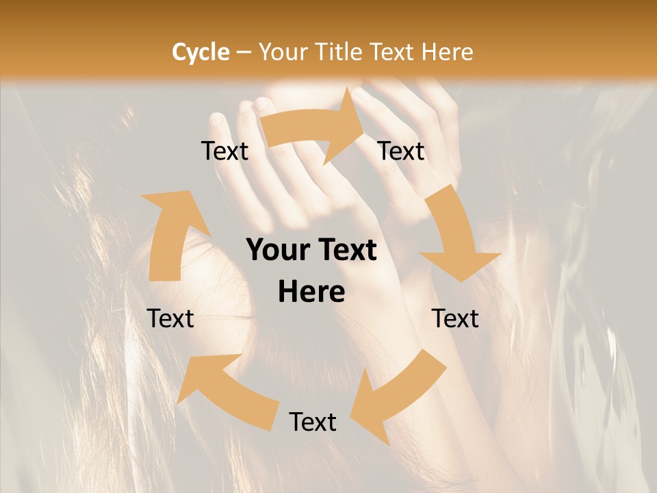 Girl Naked Skin PowerPoint Template