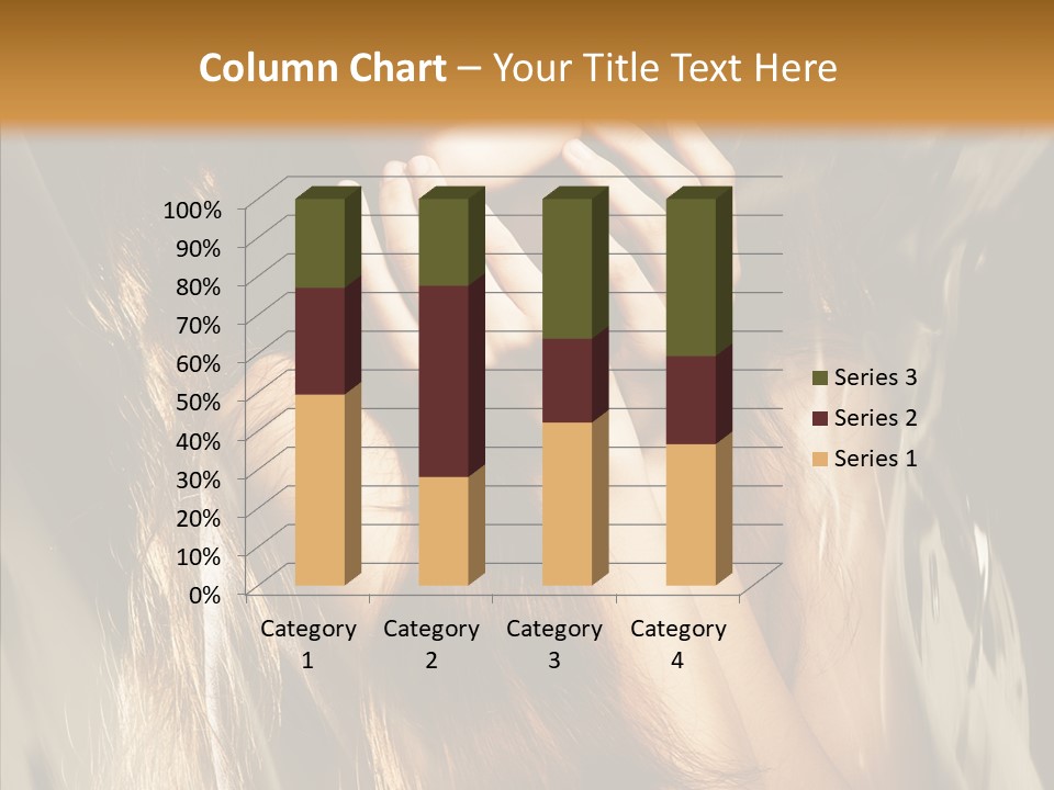 Girl Naked Skin PowerPoint Template