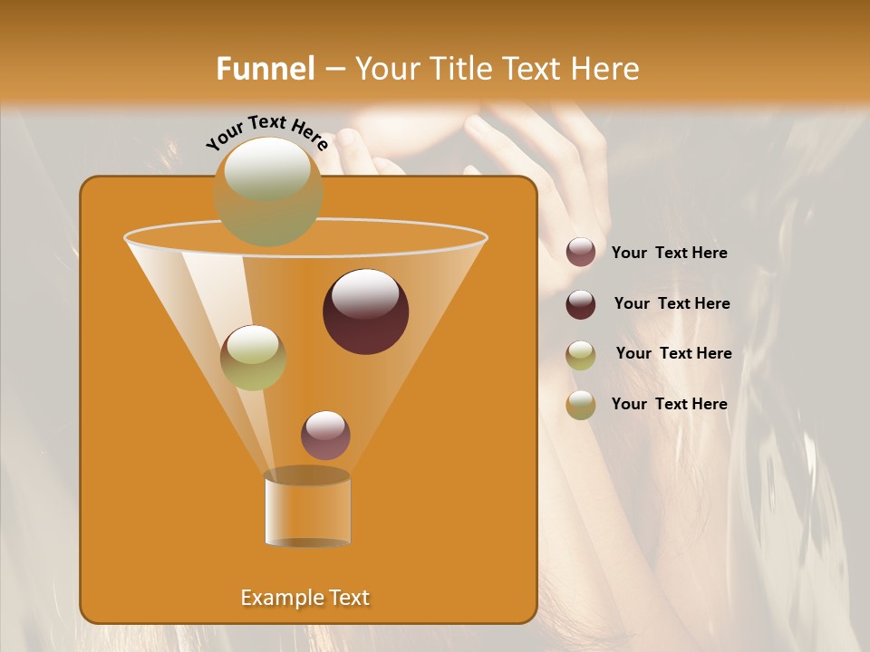 Girl Naked Skin PowerPoint Template