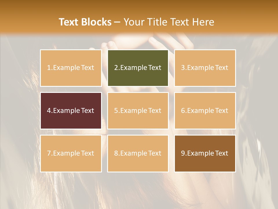 Girl Naked Skin PowerPoint Template