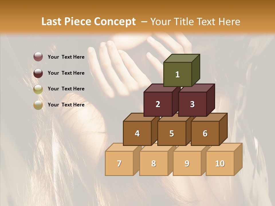 Girl Naked Skin PowerPoint Template