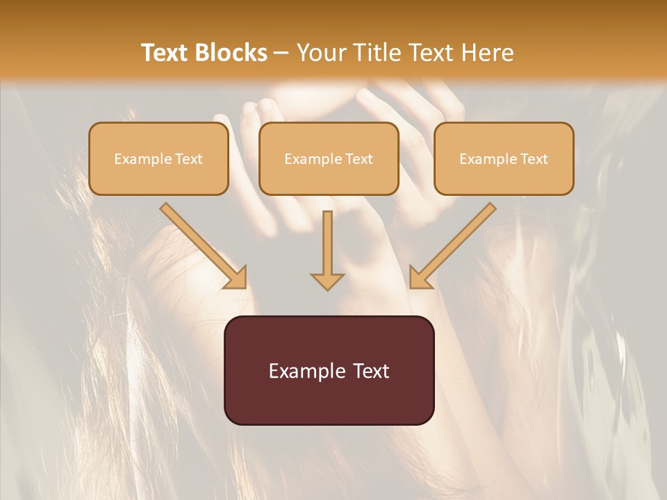 Girl Naked Skin PowerPoint Template