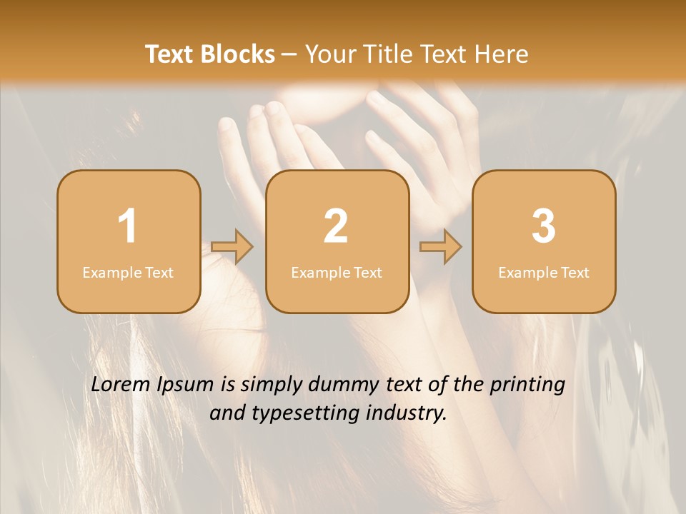 Girl Naked Skin PowerPoint Template