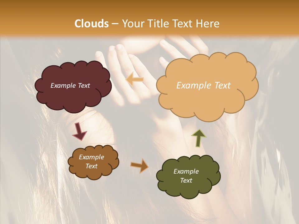 Girl Naked Skin PowerPoint Template