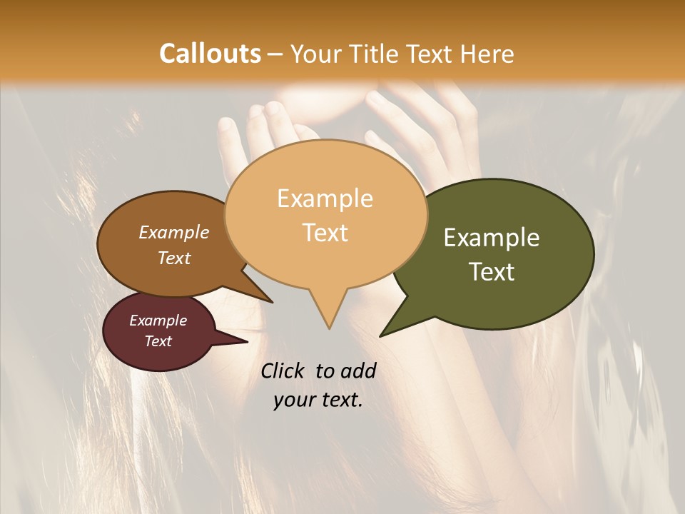 Girl Naked Skin PowerPoint Template