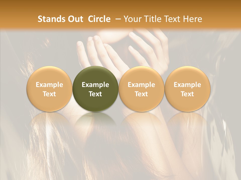 Girl Naked Skin PowerPoint Template