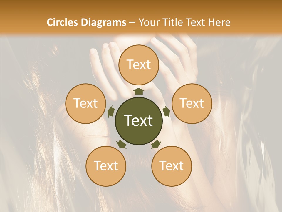 Girl Naked Skin PowerPoint Template