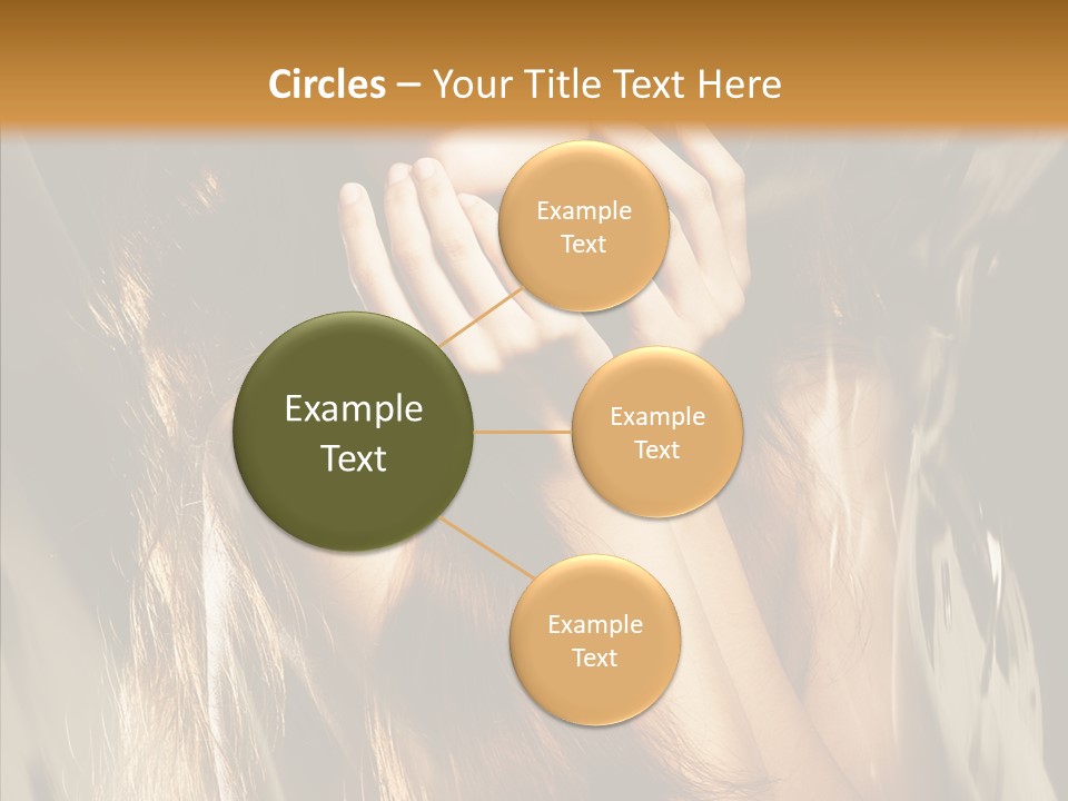 Girl Naked Skin PowerPoint Template