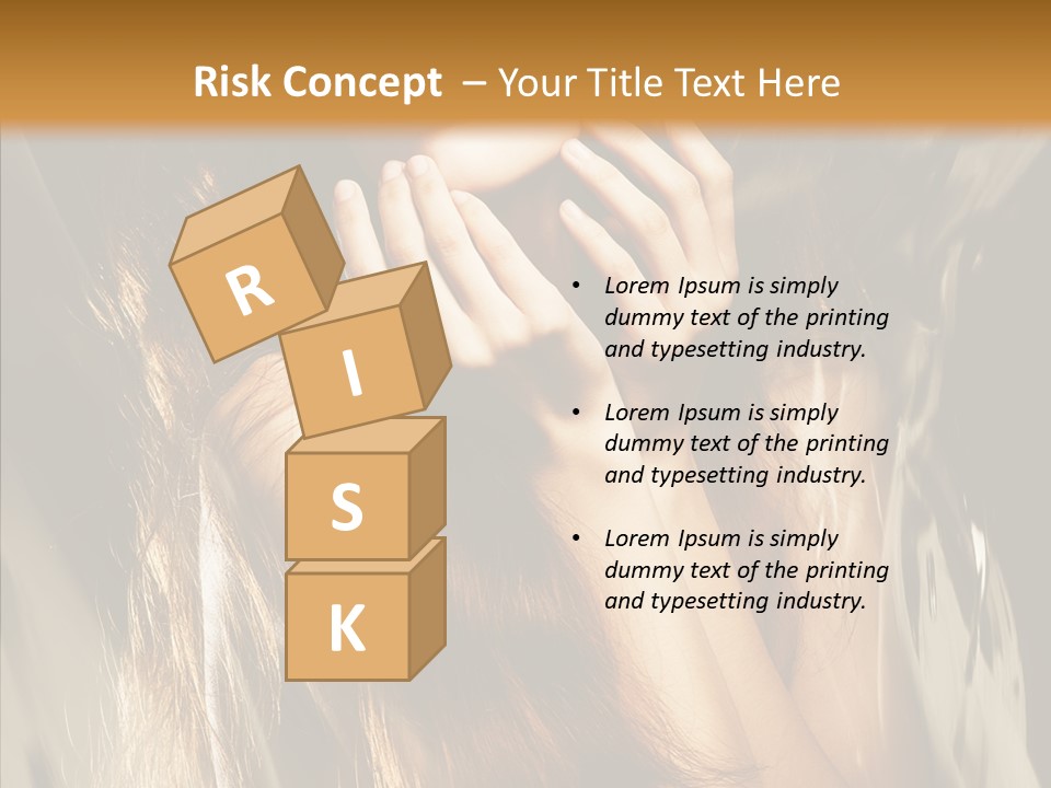 Girl Naked Skin PowerPoint Template