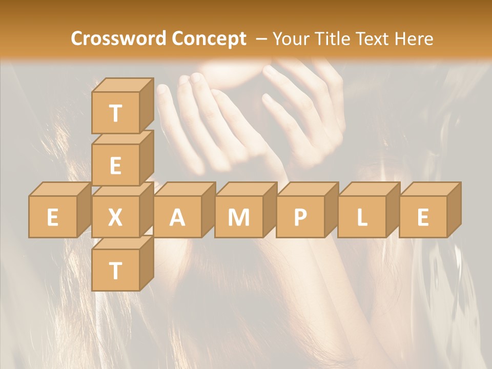 Girl Naked Skin PowerPoint Template