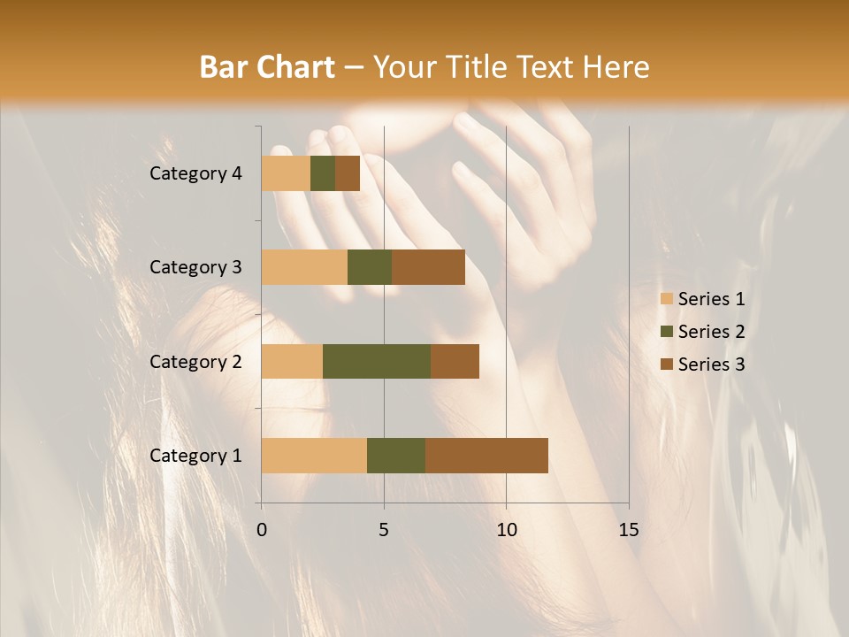 Girl Naked Skin PowerPoint Template