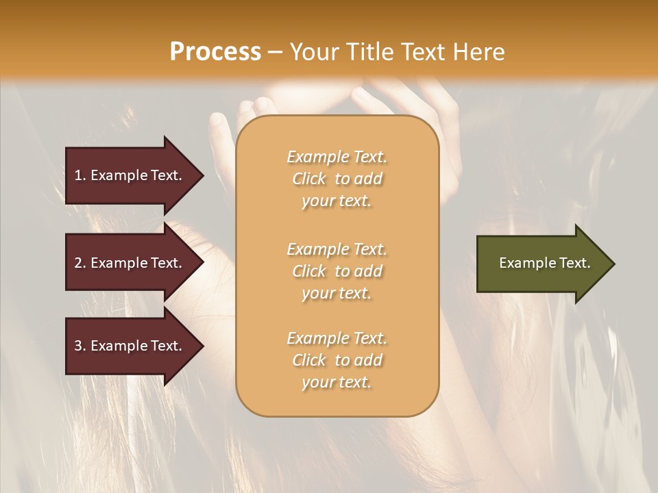 Girl Naked Skin PowerPoint Template