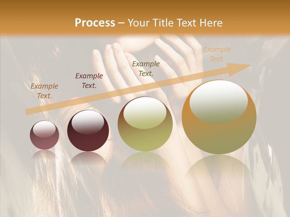 Girl Naked Skin PowerPoint Template