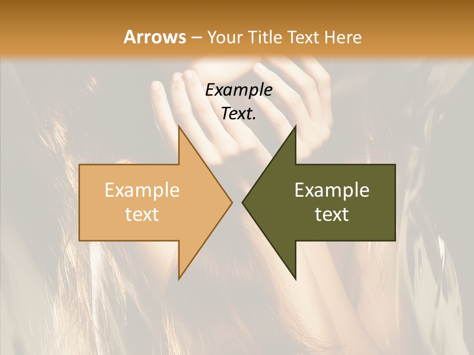 Girl Naked Skin PowerPoint Template