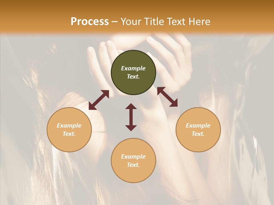 Girl Naked Skin PowerPoint Template