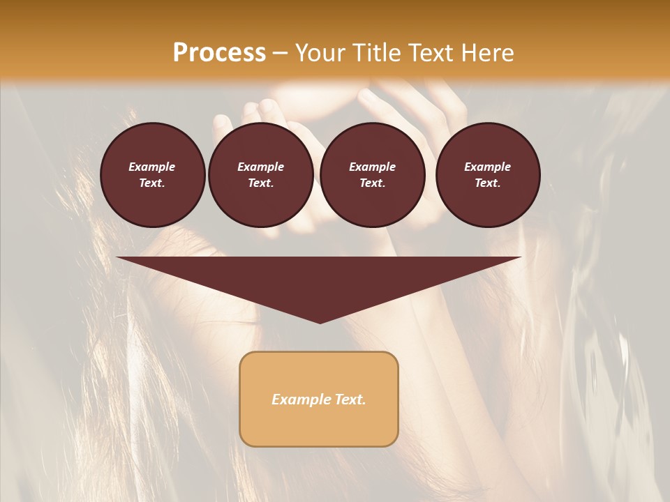 Girl Naked Skin PowerPoint Template