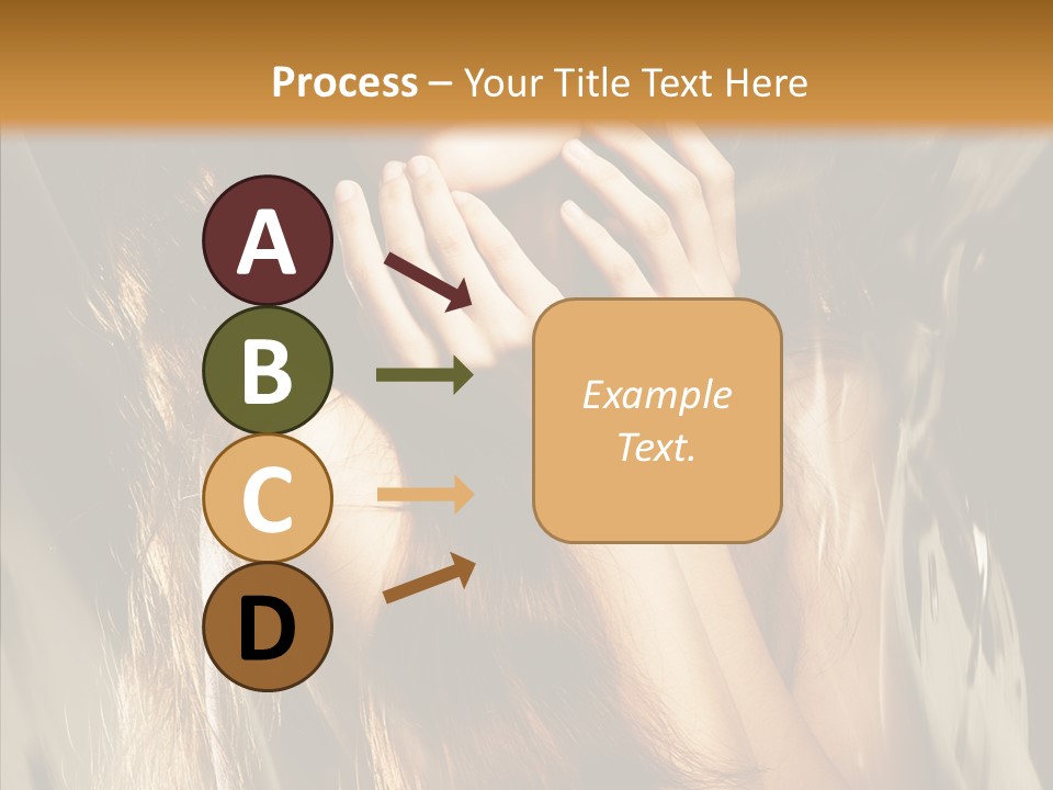 Girl Naked Skin PowerPoint Template