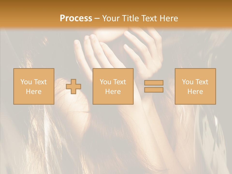 Girl Naked Skin PowerPoint Template