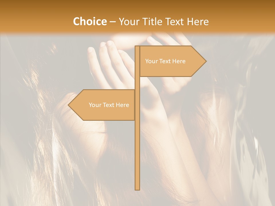 Girl Naked Skin PowerPoint Template
