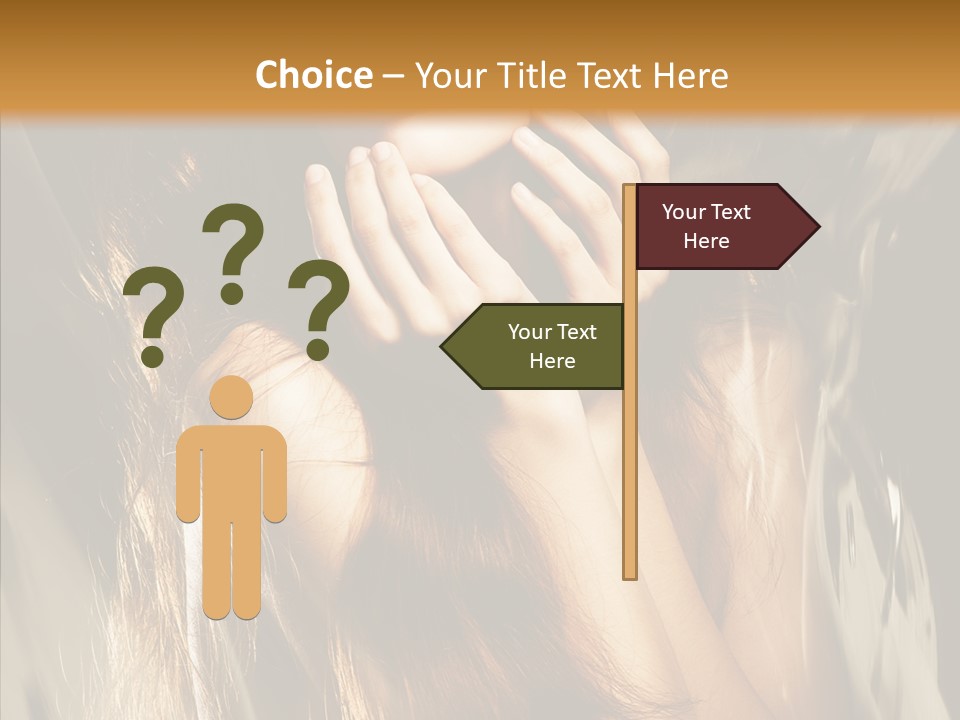 Girl Naked Skin PowerPoint Template