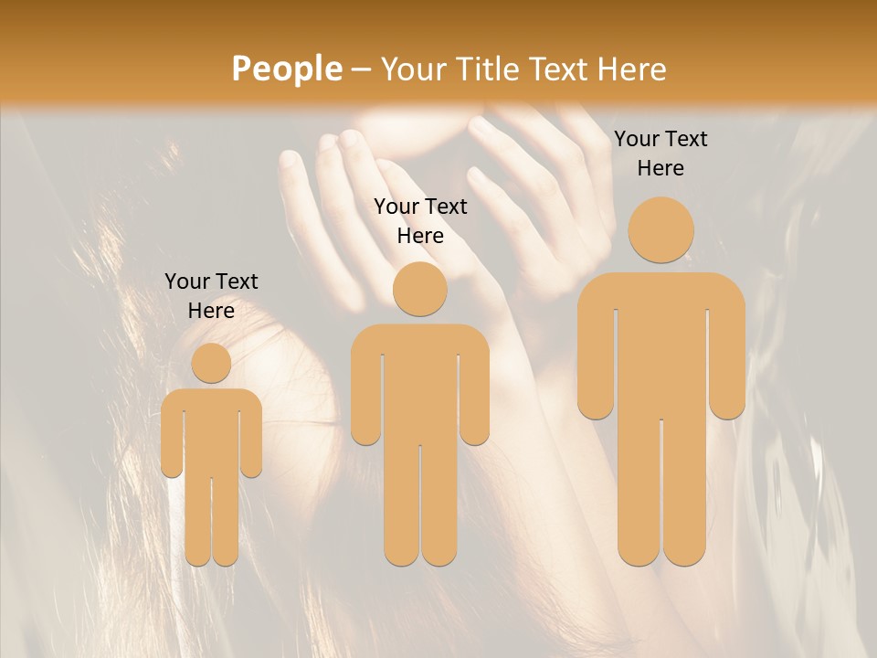 Girl Naked Skin PowerPoint Template