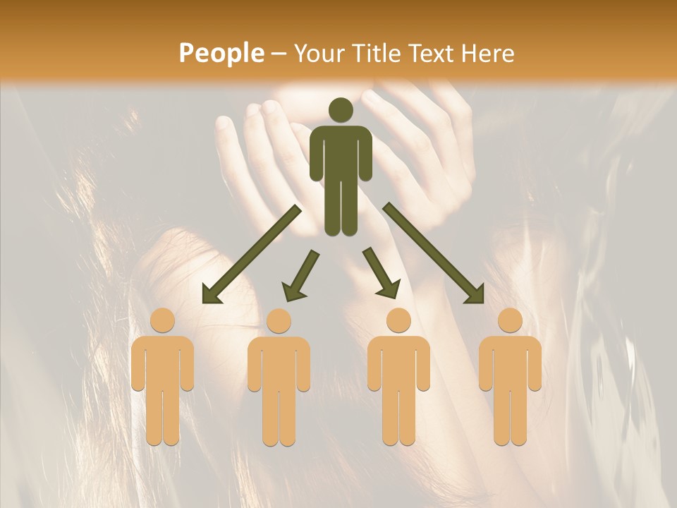 Girl Naked Skin PowerPoint Template