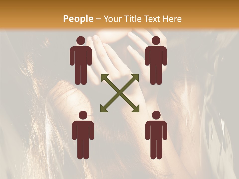 Girl Naked Skin PowerPoint Template