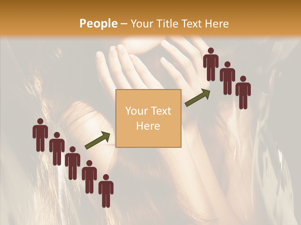 Girl Naked Skin PowerPoint Template