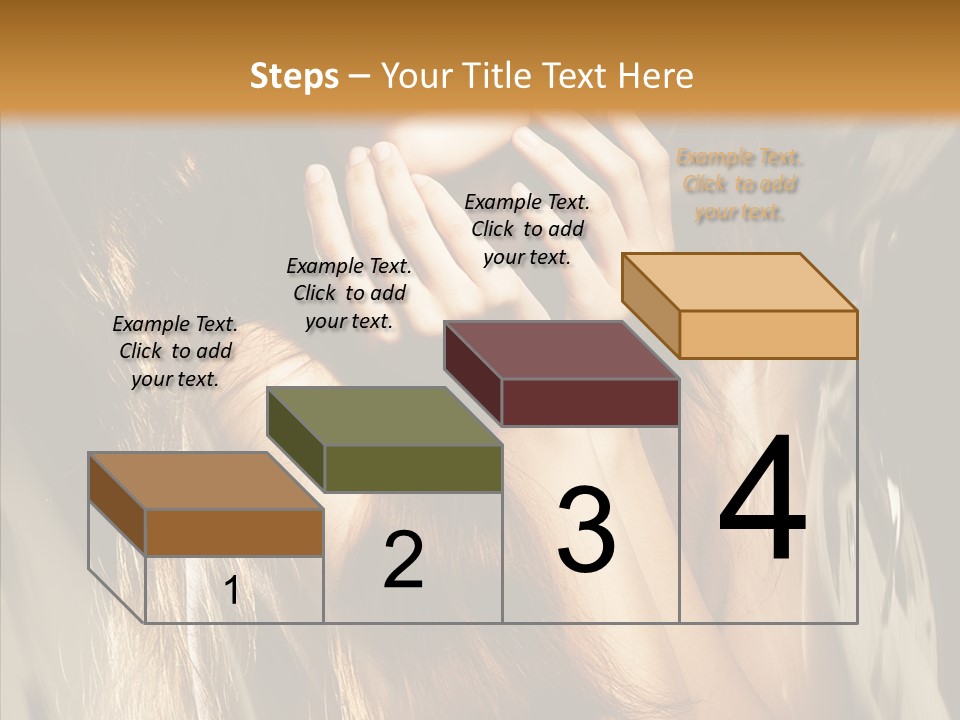 Girl Naked Skin PowerPoint Template