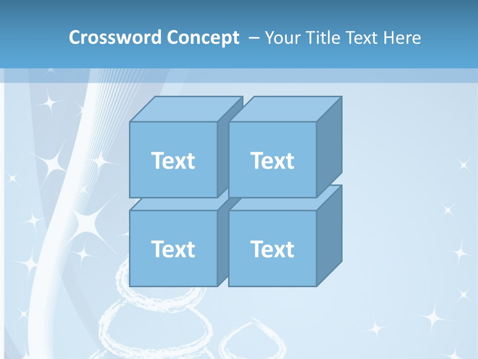 Art Abstract Frosty PowerPoint Template