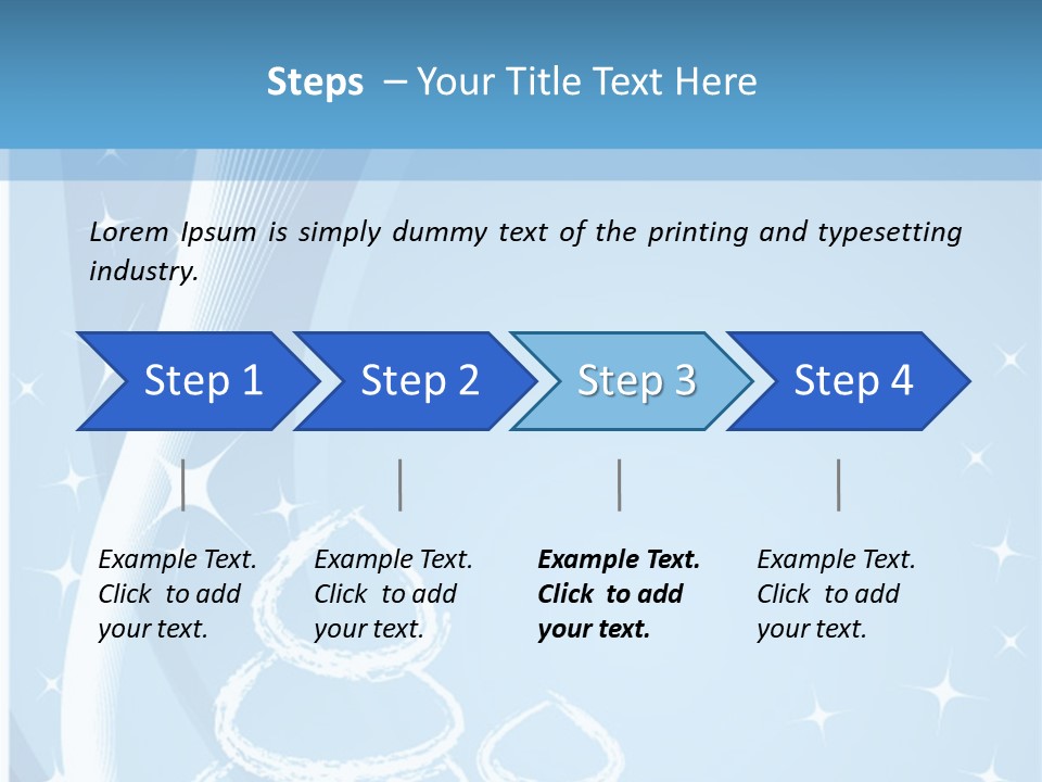 Art Abstract Frosty PowerPoint Template