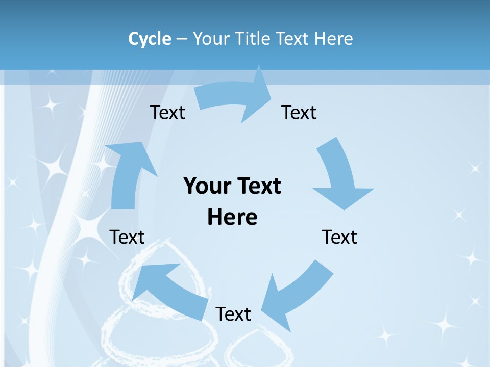 Art Abstract Frosty PowerPoint Template