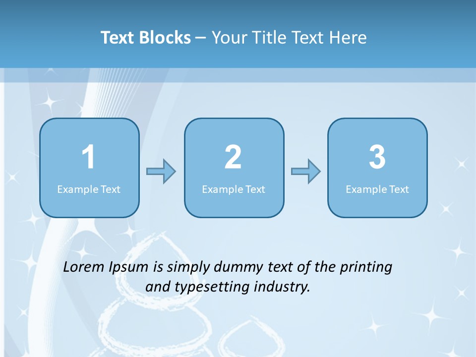 Art Abstract Frosty PowerPoint Template