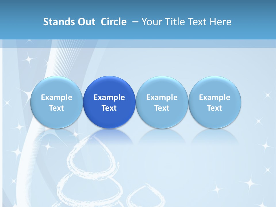 Art Abstract Frosty PowerPoint Template