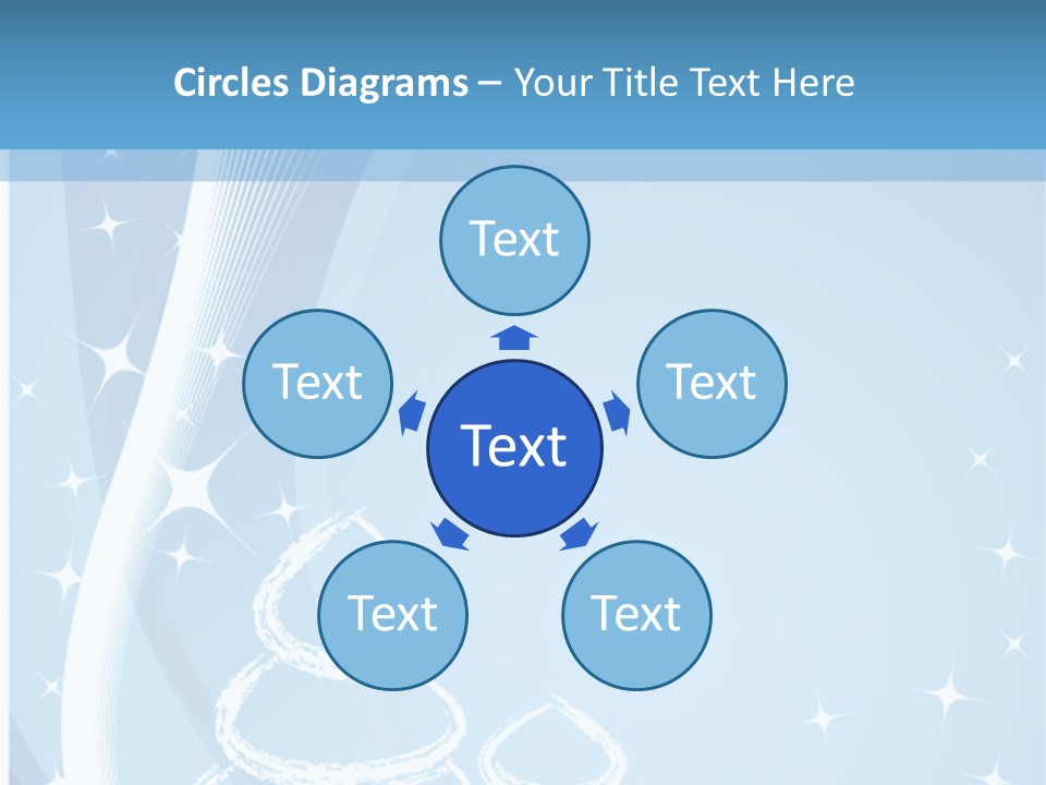 Art Abstract Frosty PowerPoint Template