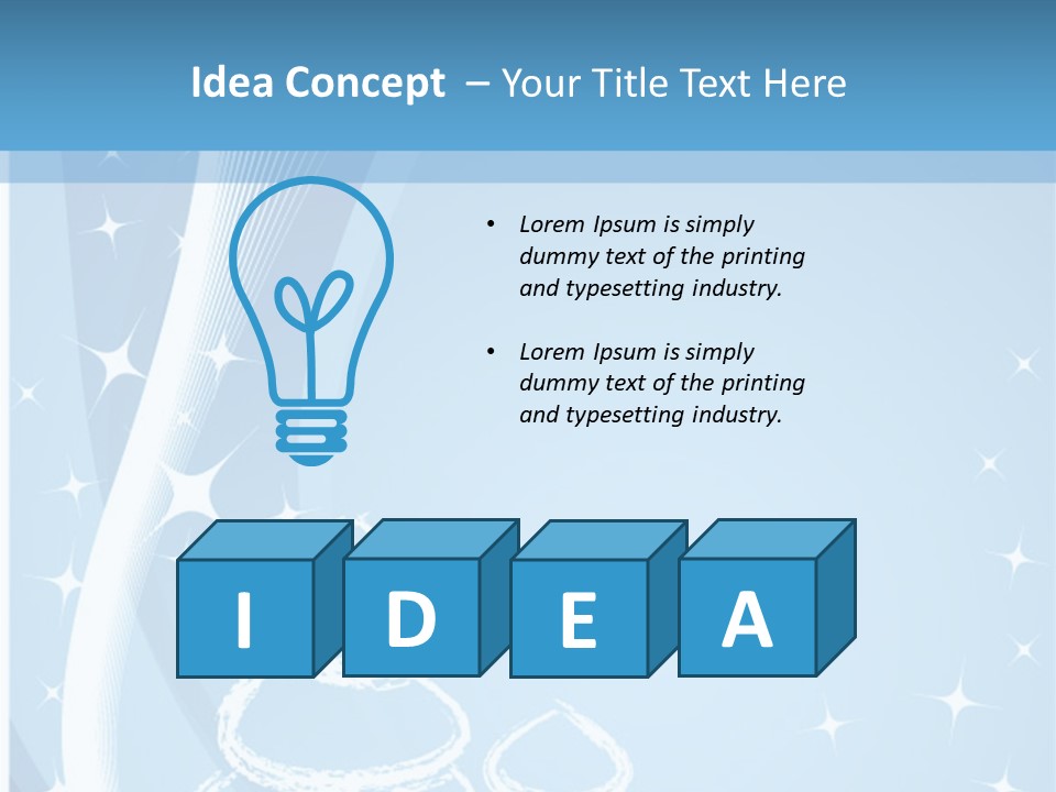 Art Abstract Frosty PowerPoint Template