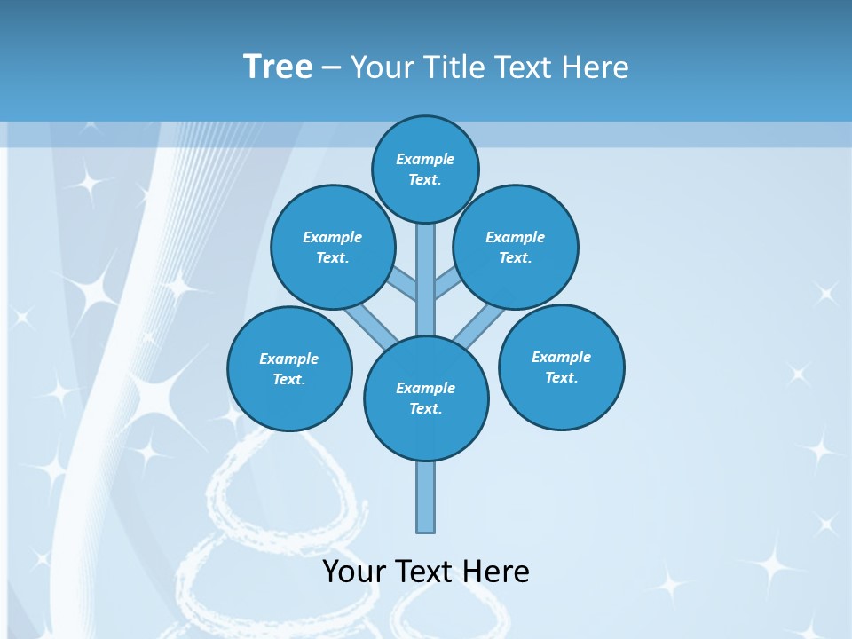 Art Abstract Frosty PowerPoint Template