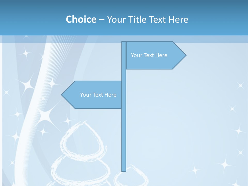 Art Abstract Frosty PowerPoint Template