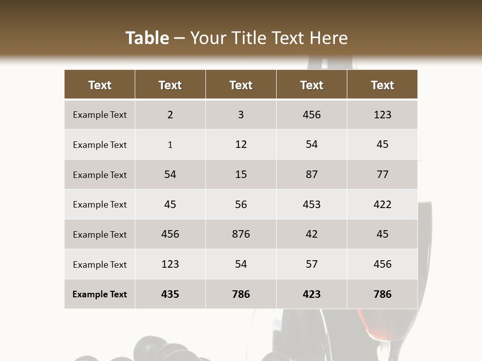Humor Group Table PowerPoint Template