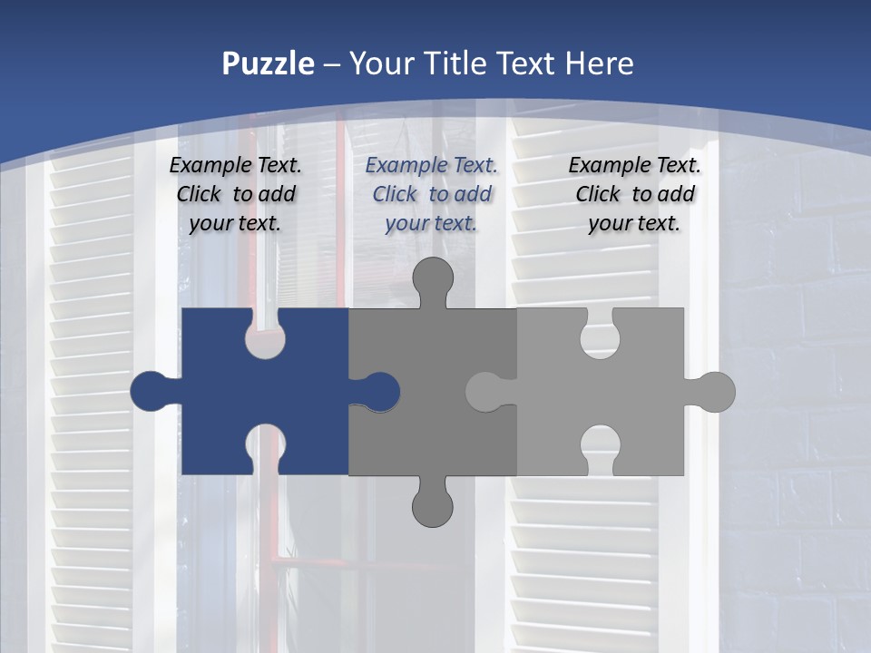 Geometric Estate Glass PowerPoint Template