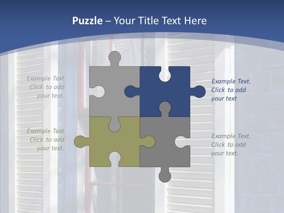Geometric Estate Glass PowerPoint Template