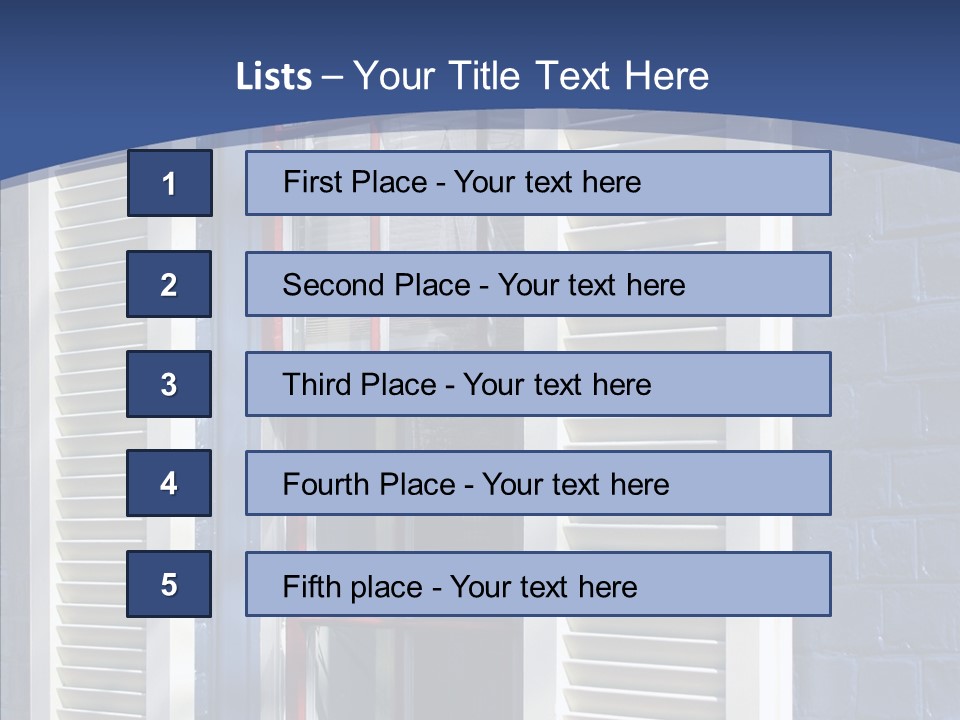 Geometric Estate Glass PowerPoint Template