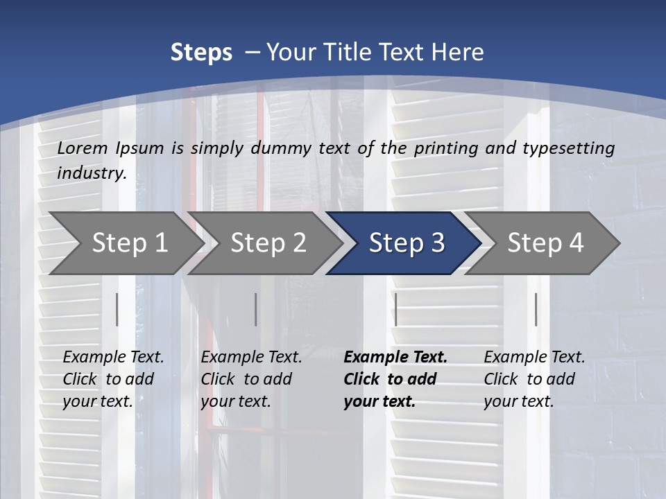 Geometric Estate Glass PowerPoint Template