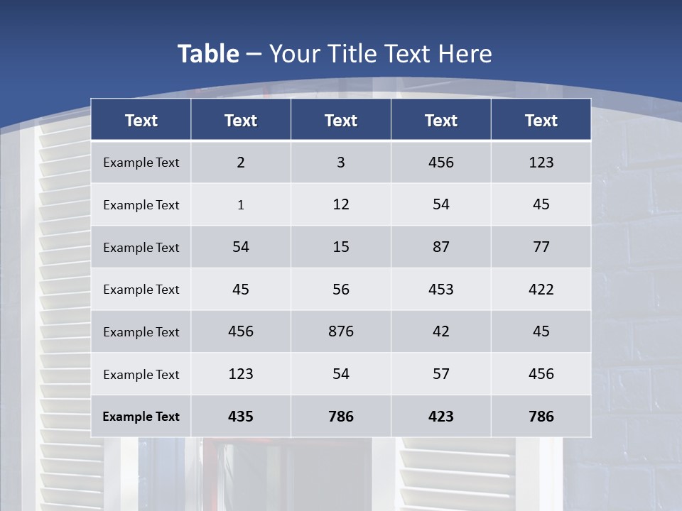 Geometric Estate Glass PowerPoint Template