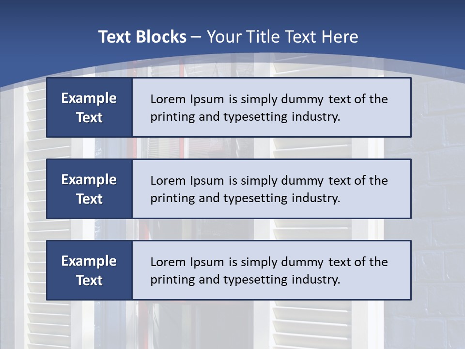 Geometric Estate Glass PowerPoint Template