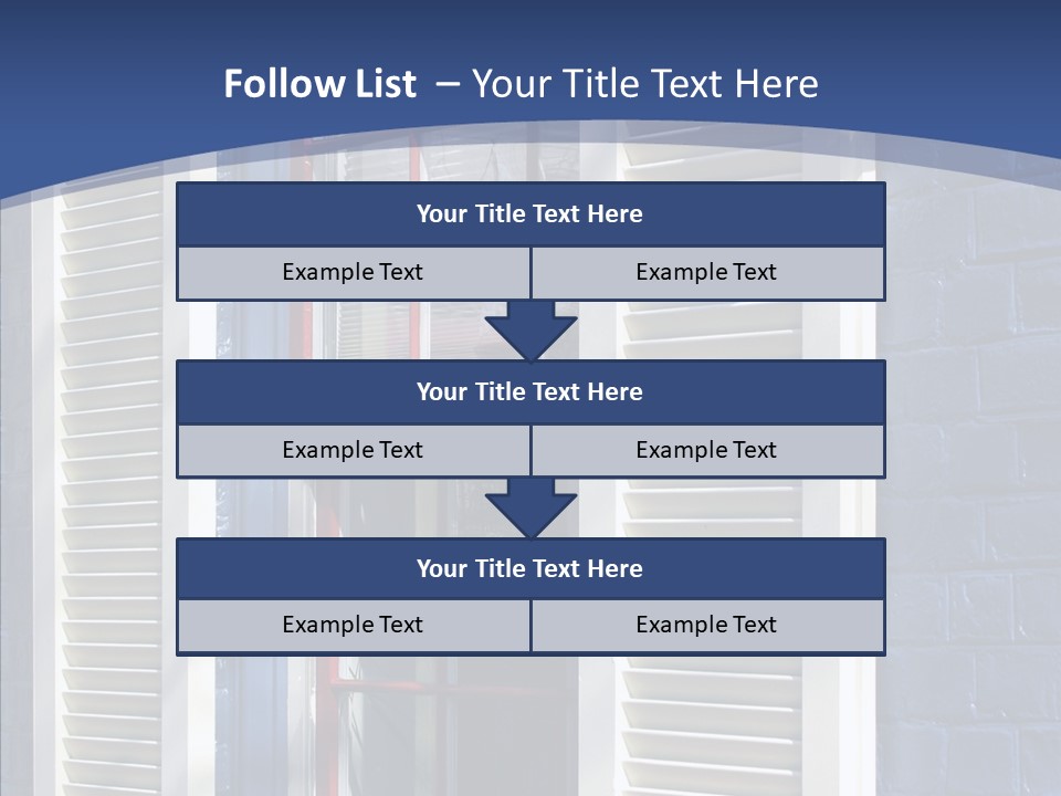Geometric Estate Glass PowerPoint Template