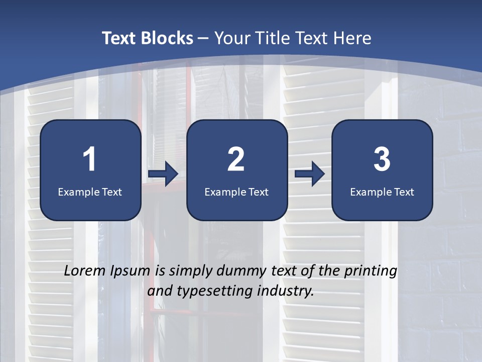 Geometric Estate Glass PowerPoint Template