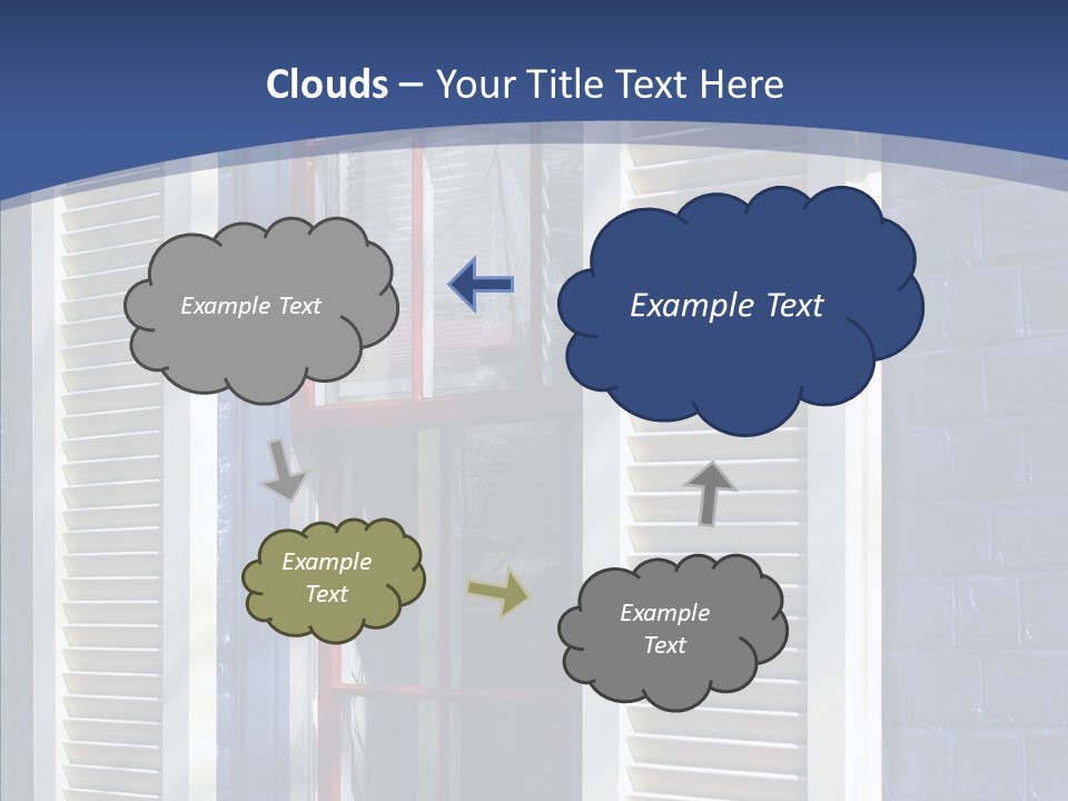 Geometric Estate Glass PowerPoint Template