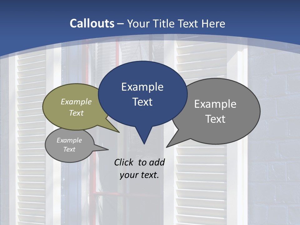 Geometric Estate Glass PowerPoint Template